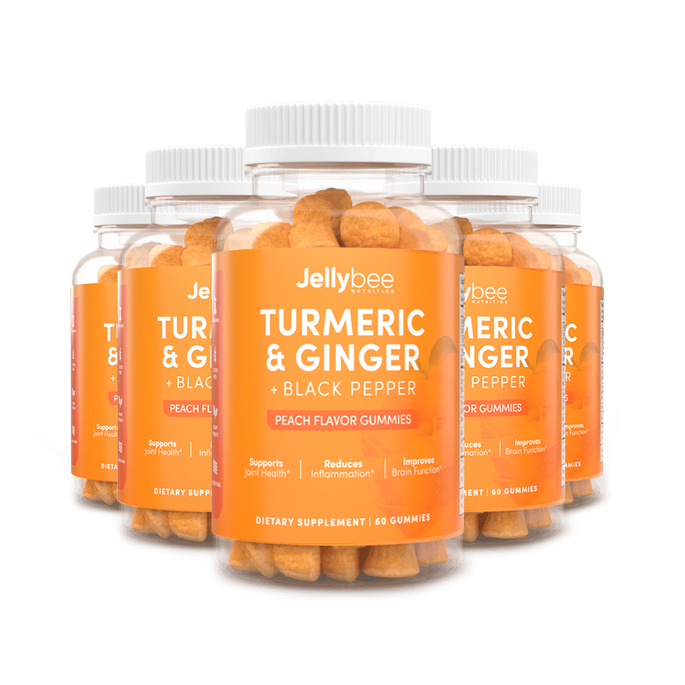 Turmeric & Ginger Gummies TheJellyBee